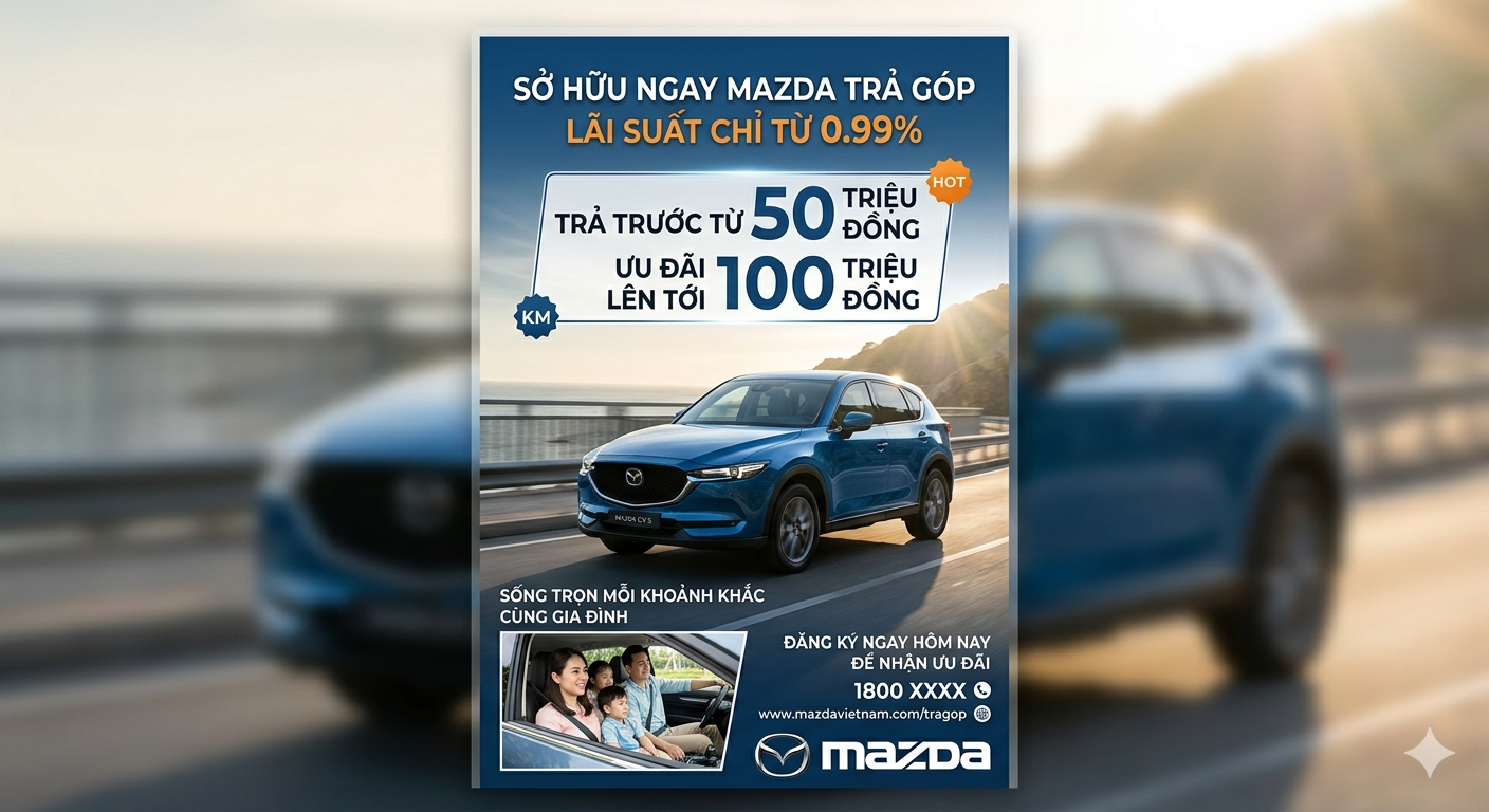 mazda trả góp